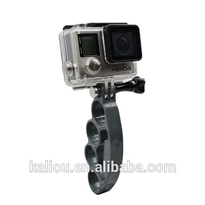 Hot wholesale Camera Finger Mount Handheld Tripod Monopod Holder with Thumb Screw for Go Pro HeroHD 5 4 3+ 3 2 1