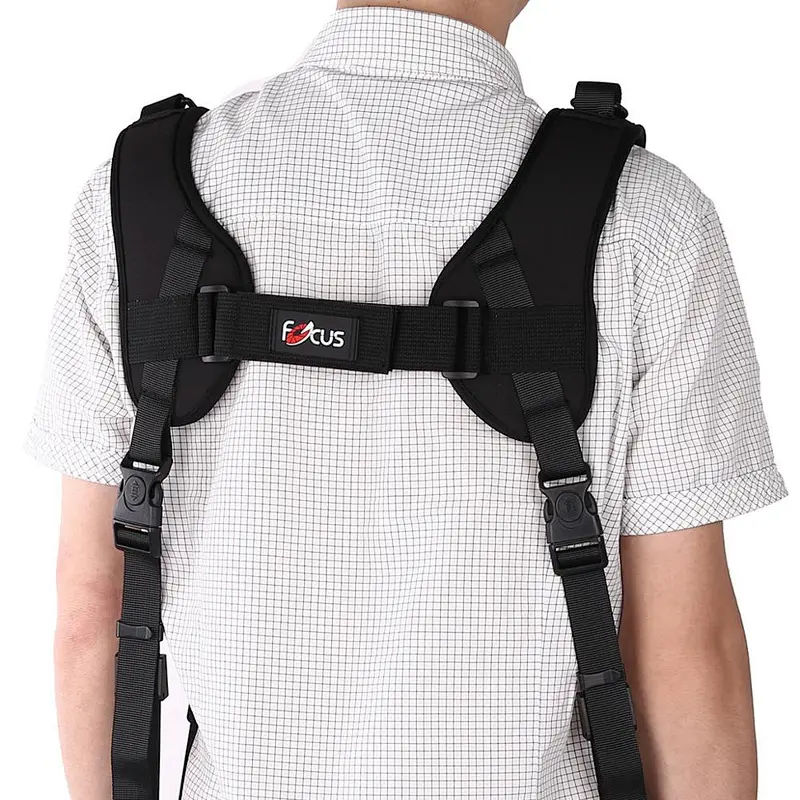 Double Shoulder Camera Neck Sling Quick Strap + Fasten Adapter 1/4