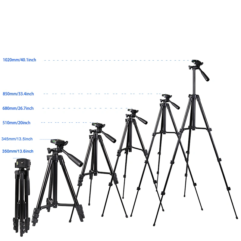 China High Quality Factory Wholesale Professional Aluminium Camera Tripod 3120 Tripod for Camera DSLR Smartphone