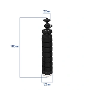 Kaliou S Size Sponge Flexible Phone Tripod Octopus Mini Tripod for Phone Smartphone Mobile Phone for Go pro Heros 7 6 5 4 3 2 1