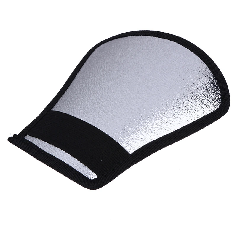 Kaliou Silver Camera Flash Diffuser Softbox Photo Flash Light Reflector For Canons Cameras Size 18.5*20.2cm