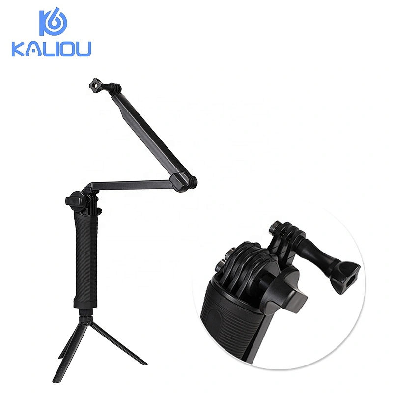 Kaliou 3-Way Grip Monopod Selfie Stick Tripod for Go pro 7 6 5 4 3 2  SJ4000 SJ5000 XiaoYi 4K Sports Action Camera Accessories