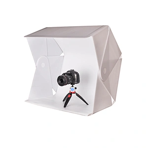 Kaliou 2019 Hot New Folding Foldable Mini Photo Studio Light Box 60cm LED Photo Box for E-commerce Photo Taking
