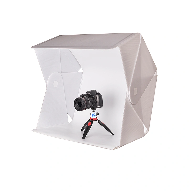 Kaliou 2019 Hot New Folding Foldable Mini Photo Studio Light Box 60cm LED Photo Box for E-commerce Photo Taking