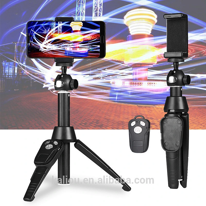 2018 New Mini Multi-function Bluetooth Remote Camera Dual-use Selfie Stick Tripod Bracket for Phone Outdoor Live Stream