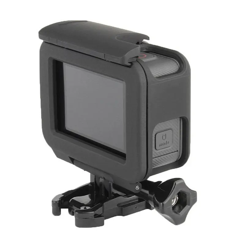 Kaliou Plastic Protective Housing Case Outdoor Protection Border Frame for Gopro5 Case Action Camera Accessories Kits Set