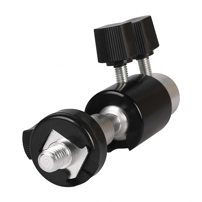 Kaliou C type-adapter Multi-functional small pan tilt strobe Umbrella Flash bracket holder Connector