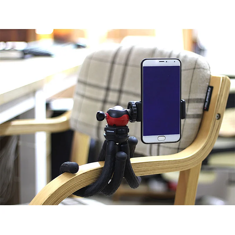 2018 NEW Arriving Mini Octopus Flexible Tripod , Sponge Mobile Phone Camera Tripod cell phone tripod mini selfie stick