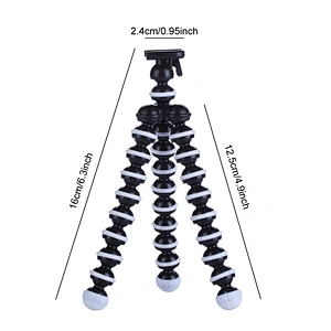 KALIOU Mini Octopus Tripod Bracket Remote Shutter Portable Flexible For Camera Mobile Phone Tripods Foldable Desktop Stand