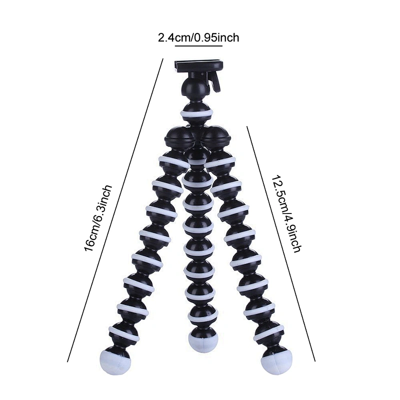 KALIOU Mini Octopus Tripod Bracket Remote Shutter Portable Flexible For Camera Mobile Phone Tripods Foldable Desktop Stand