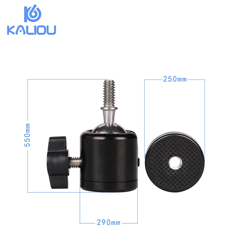 High Quality Professional camera accessories Camera Tripod Ball Head 360 Degree Fluid Rotating Tripod Ball head For DSLR Camera