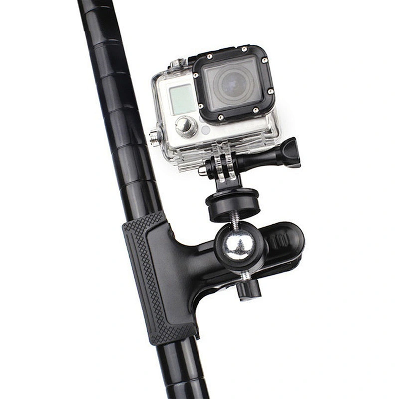 Kaliou photography Metal Clip Clamp Holder Mount with Standard Ball Head 1/4 Screw for Camera Flash Holder Bracket for GoPros