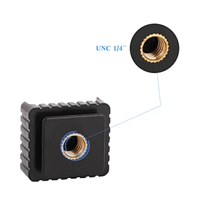 Kaliou SC-6 Hot Shoe Adapter Standard Mount cold shoe to 1/4 Thread For Flash Speed lite Tripod Photo Studio Accessories