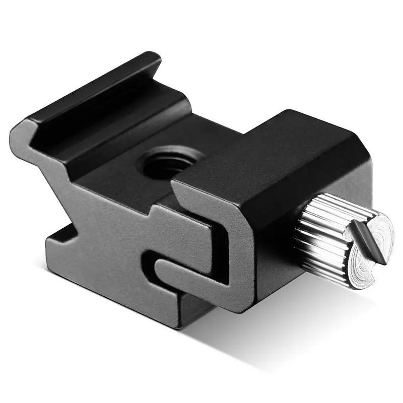 Kaliou Aluminum Alloy Full Metal Camera Cold Shoe Flash Hot Shoe Base Mount Adapter for Bracket Stand Camera DSLR Flash