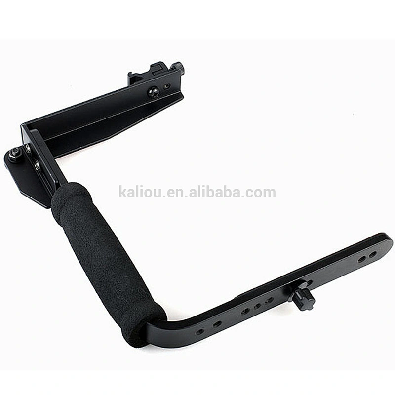 Photography SDLR Camera Right-angled U-bracket Flash 180 degree adjustable C-frame 635 Flash bracket with 1/4 thread Connector