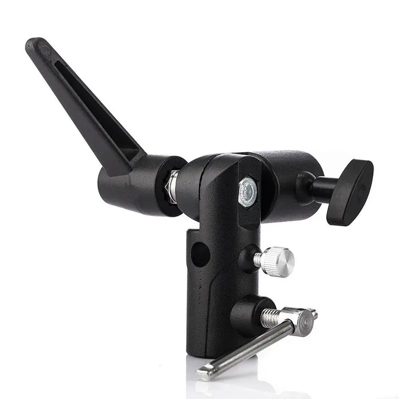 Good for selling Whole Metal H Type Flash Bracket Stand for Mount Umbrella Holder/Ball head/Trigger/Light Adapter