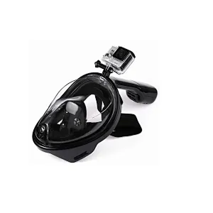 Black Full Face Diving Mask Anti-fog Snorkeling Mask Underwater Spearfishing Mask Children/Adult Glasses Training Dive Equipment