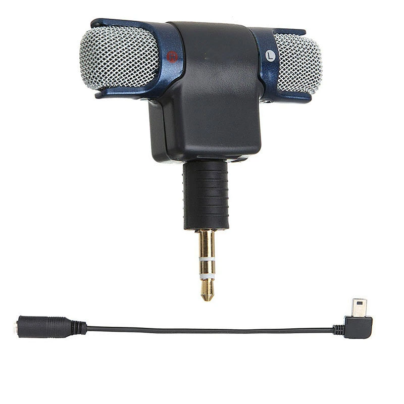 Kaliou 3.5mm Stereo Microphone Mic Adaptor Adapter for gopros 4 3 3+ ** 4 / and for Android Iphone Computers Tablets