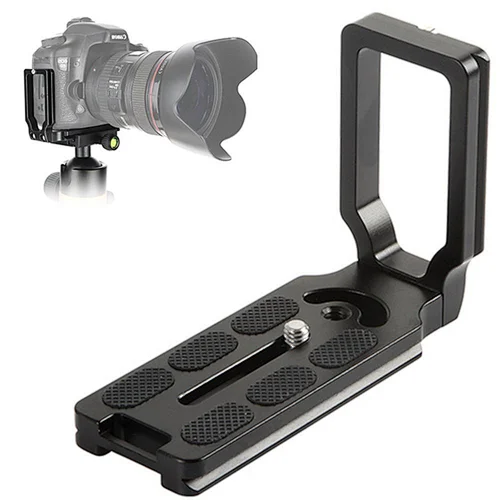 Kaliou MPU-105L Quick Release L Plate for Camera Canons/Nikons/SonyS/Olympus D7200 D800 D5200 1200D 700D 70D 50D