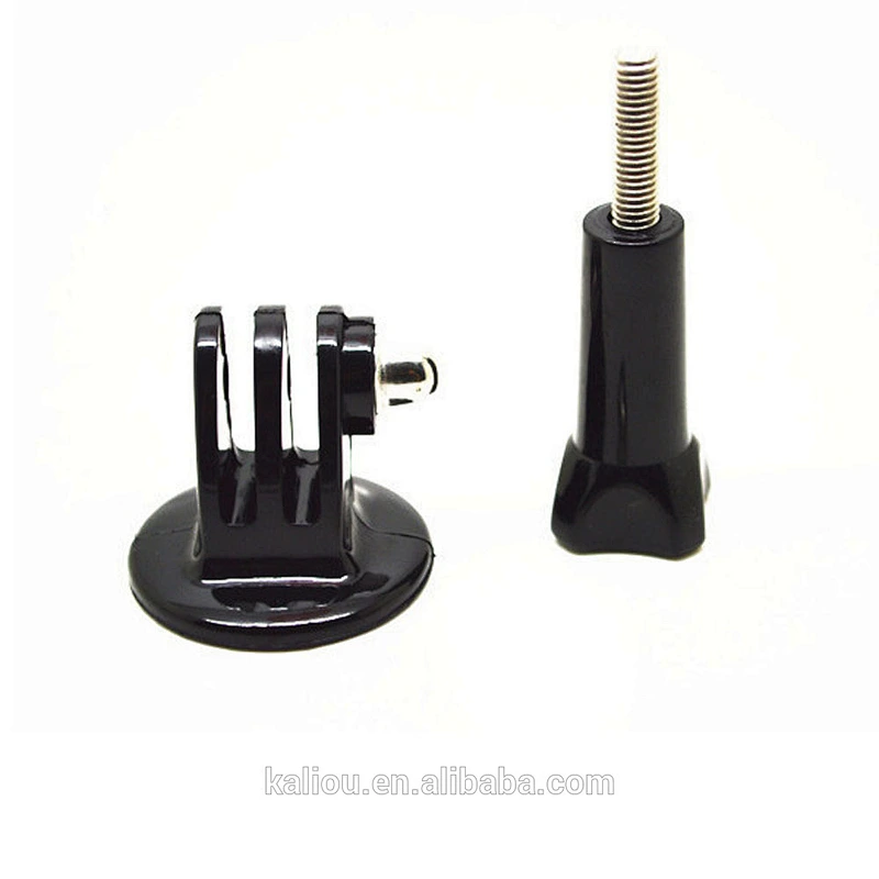 High quality cheapest tripod mount adapter with long thumb screw for Go pro heros cameras