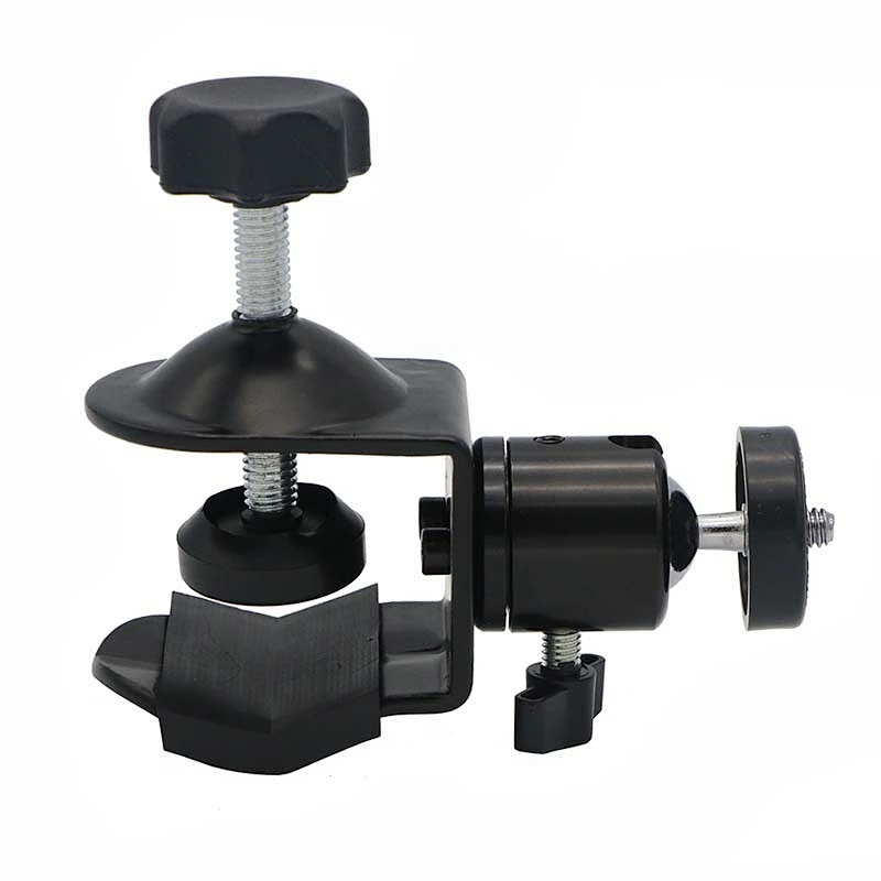 Flex Clip Clamp Mount Tripod Ball Head for GoproHero, SJCAMs Action Camera, DSLR, Telescope, Flash Bracket,