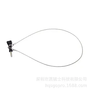 Kaliou Newly Stainless Steel Camera Tether Lanyard Wire Safety Rope for Gopros 7 6 5 4 3 SJ4000 SJ5000 SJ6000 Action Camera
