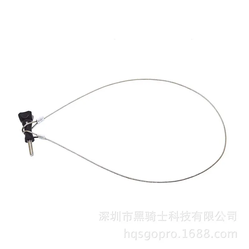 Kaliou Newly Stainless Steel Camera Tether Lanyard Wire Safety Rope for Gopros 7 6 5 4 3 SJ4000 SJ5000 SJ6000 Action Camera