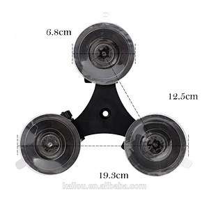 Factory Camera Accessories Car Window Glass Sucker Screw Mount 3 Feets Suction Cup for Go pro hero5 4 3+ 2 sj4000