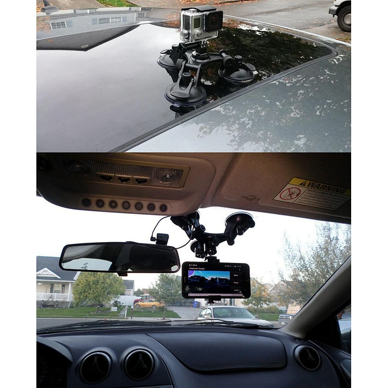 Kaliou Sucker Tripod Holder for GoproHero 5 4 3 2 Sjcams Sj4000 Xiaomis Yi Universal Sport Action Camera Accessories