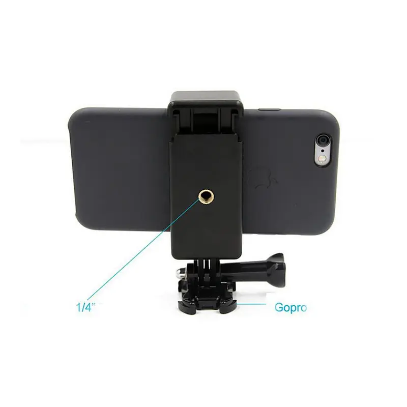 Kaliou Cell Phone Tripod Stand for Smartphone Camera Mount Adapter Monopod Mobile Phone Clip Holder Mount Bracket Adapter