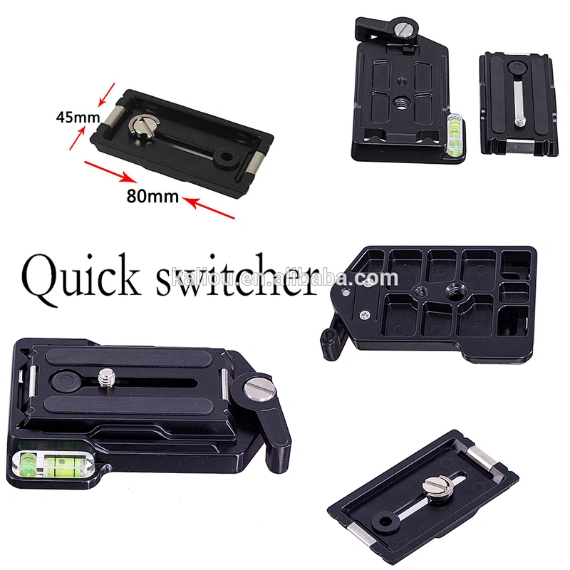 Kaliou NEW Universal Camera Fast Switcher Quick Release Plate Mount QRA-635L Clip Holder base Stabilizer Quick Switch Loader