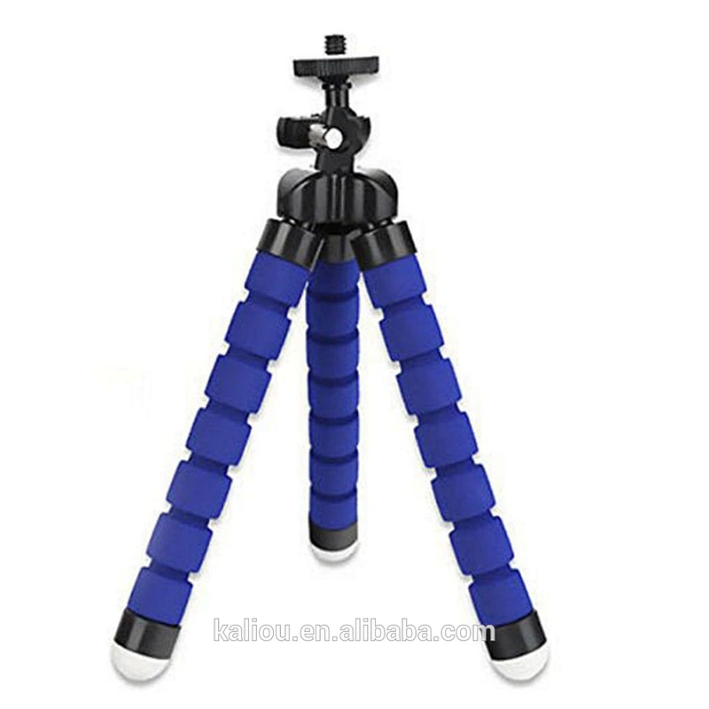 Factory direct sale hot universal mini flexible sponge tripod holder bracket for **