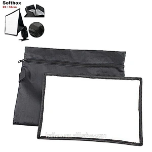 Portable lambed box flash softbox 20x30cm flash diffusers for canon 580EX 430EX 550EX 540EZ 420EX Nikon SB800