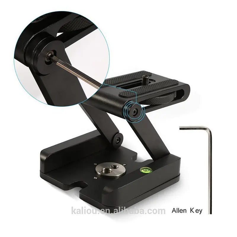 Factory Wholesale Tripod Head Stand Camera Z Type Folding Mount Quick Release Plate