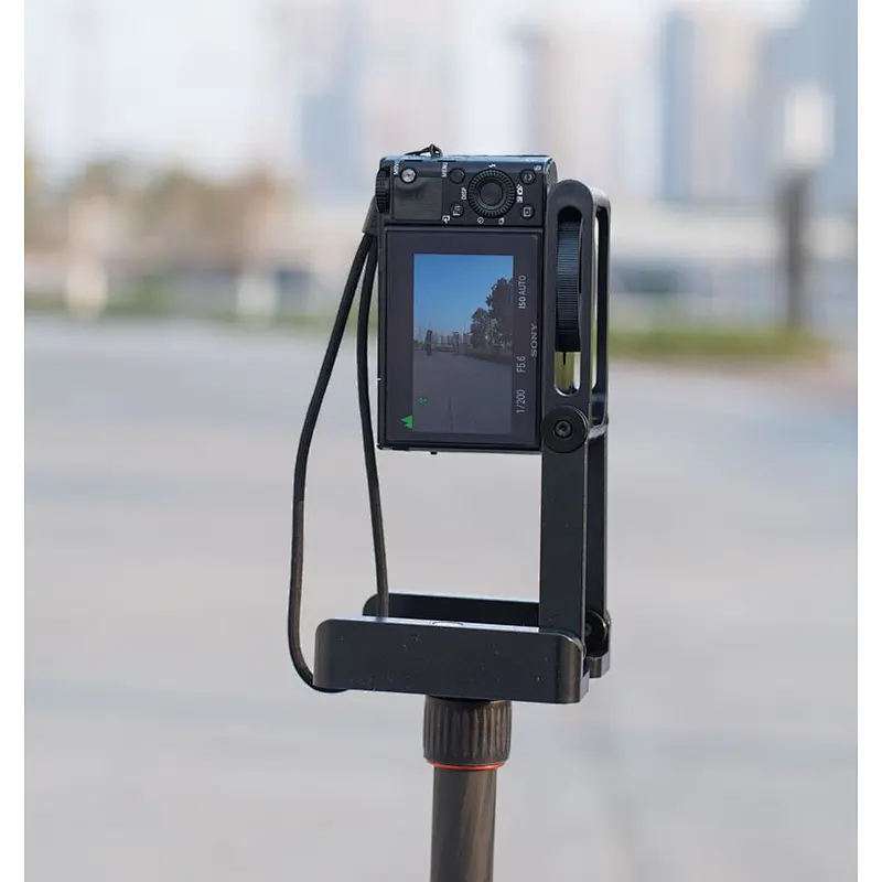 Aluminum Alloy Camera Folding Quick Release Plate for Gopros Stand Holder Tripod Z Flex Tilt Ball Head Durable accessories