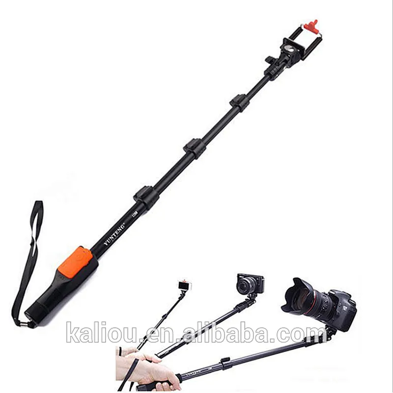 Wholesale price Extendable YUNTENG 1288 Selfie Monopod Stick with Bluetooth for Phone Camera