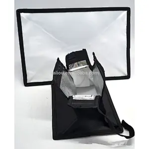 Mini Photography Foldable Soft Flash Light Diffuser Softbox 20*30cm for Camera Speedlite