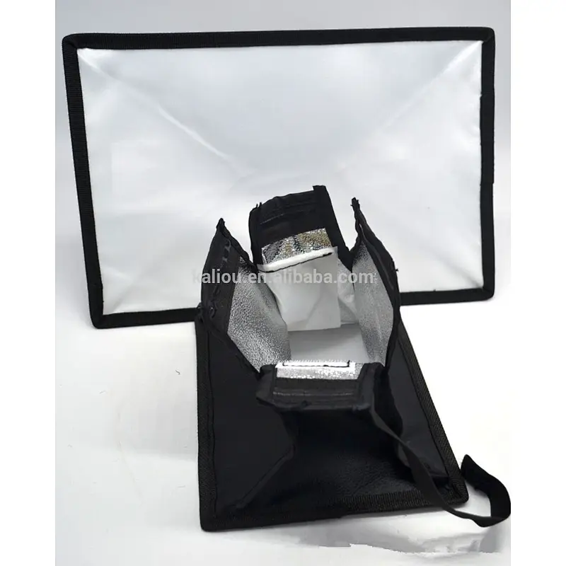 Mini Photography Foldable Soft Flash Light Diffuser Softbox 20*30cm for Camera Speedlite