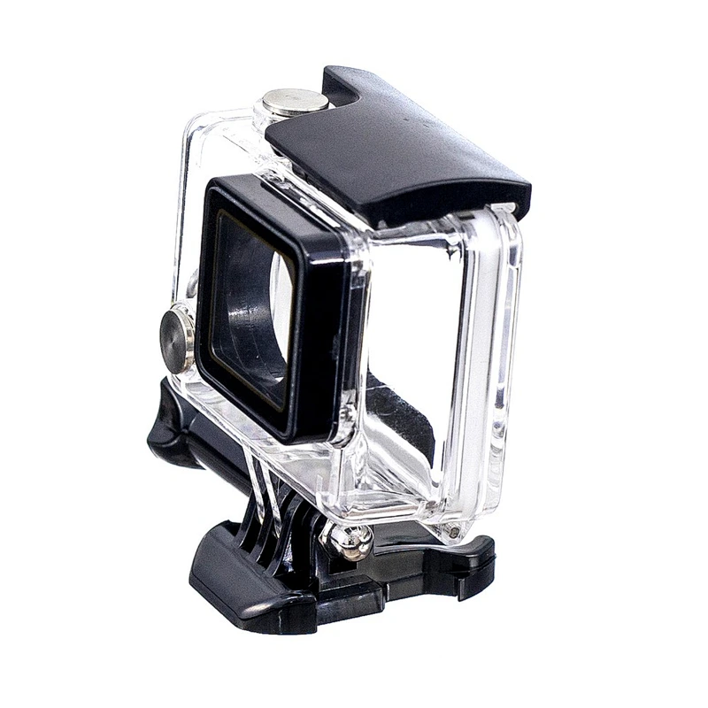 Kaliou High Quality Protective Protection Transparent Waterproof Housing Case for Goprohero4 with Screw Camera Mounting Buckle
