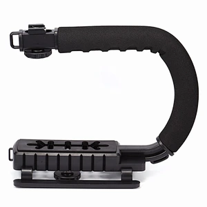 Kaliou Single Handgrip DV C type Universal Smartphone Camera Handle Stabilizer Mount flash bracket U type