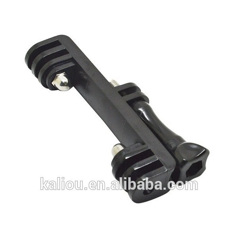 Factory direct sale Go pro cameras and LED Light Tripod Double Bracket Bridge Connector mount Adapter for Go Pro 5/4S/4/3+/3/2/1