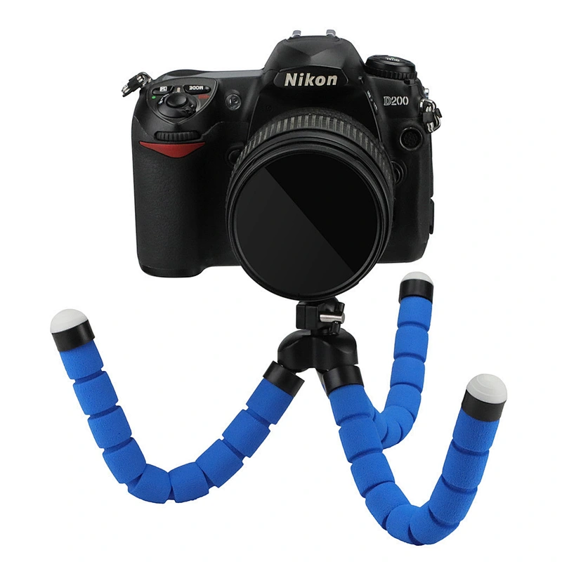 Factory Direct Sale Medium Size Sponge Octopus Tripod for Go Pro hero5/3+/4