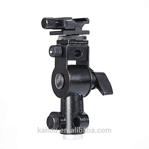 Umbrella Tripod Holder Flash Mount D-Type Flash Holder Bracket for Camera Flash Lamp Light