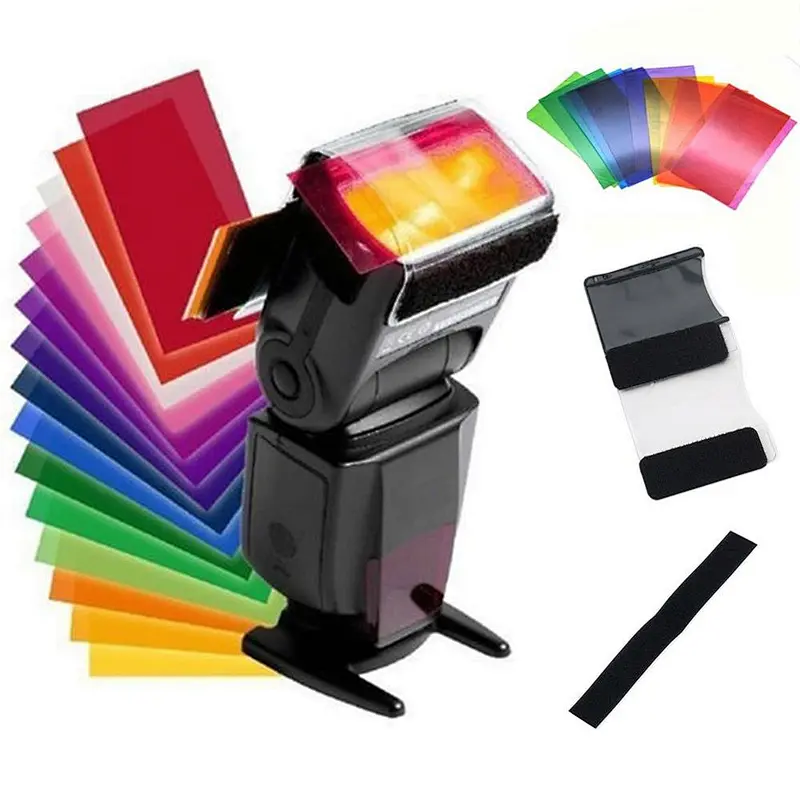 Kaliou 12pcs/ Set for Cokin P Series 12 colors Square Graduated & Full Color Lens Filter Camera Nikons Canons Rebel SLR DSLR