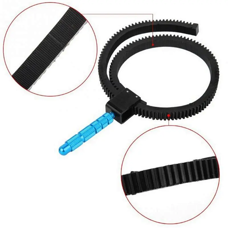 China Adjustable Follow Focus Ring Zoom Gear Ring With Aluminum Alloy Grip Shifter Lever For SLR DSLR Camcorder Camera