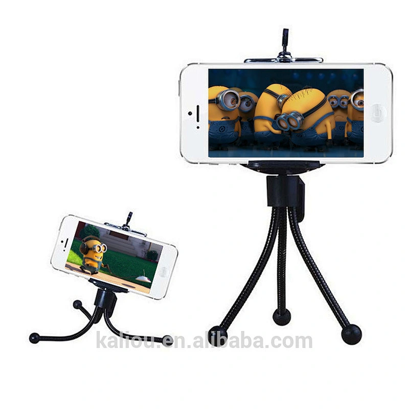 Wholesale Metal Portable Mini Desktop Selfie Tripod for Smartphone and Go Pro