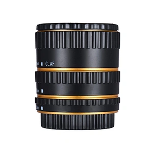 Kaliou 13mm 21mm 31mm Auto Focus Macro Extension Tube Set for Canon EF EF-S Lens Canon 700d t5i 7d 5d Black Red Silver color