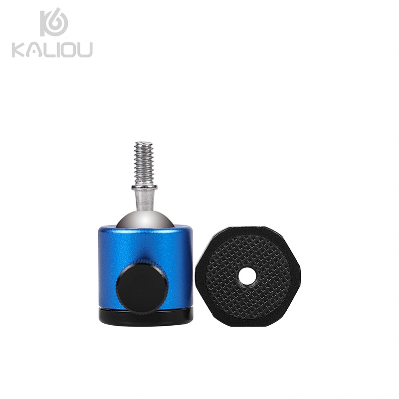 Kaliou 2018 Hot New Universal Colorful 360 Degree Swivel Rotating All Metal Mini Ball Head for Camera Tripod