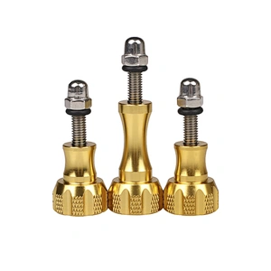 Kaliou Aluminium Go pro Mount Adapter Long Knob Bolt Nut Thumb Screw Cap Bolt Adjust Pivot for GoPros 7 6 5 4 3 2 Sj4000 SJ5000