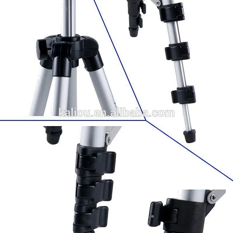 Kaliou 3 in 1 3110 Tripod stand With 3-Way Head Light weight Digital Camera Tripod